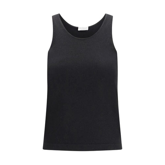 Brunello Cucinelli Cucinelli Schwarze Kaschmir-Tanktops by Brunello Cucinelli Cucinelli