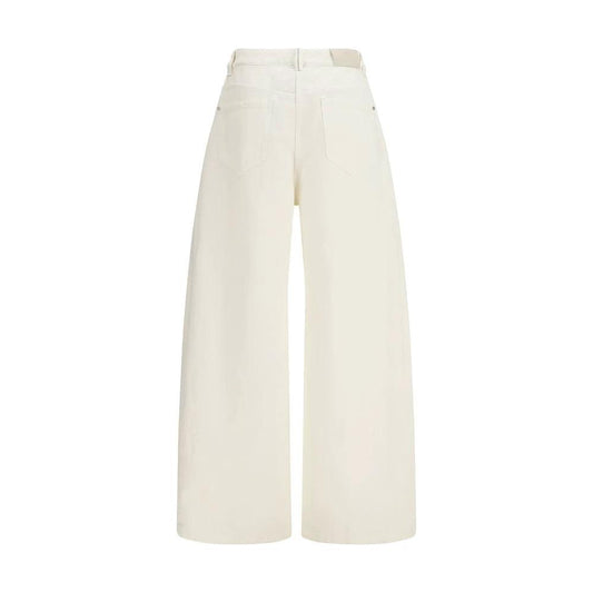 Brunello Cucinelli Beige Baumwollhose by Brunello Cucinelli