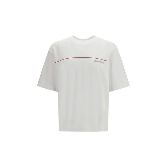 Dsquared² Weißes Baumwoll-T-Shirt by Dsquared²
