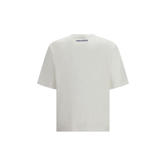 Dsquared² Weißes Baumwoll-T-Shirt by Dsquared²