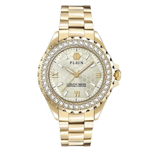 Philipp Plein Gold Stainless Steel Dress Watch by Philipp Plein