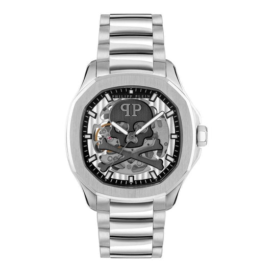 Philipp Plein Graue Edelstahl-Dresswatch by Philipp Plein