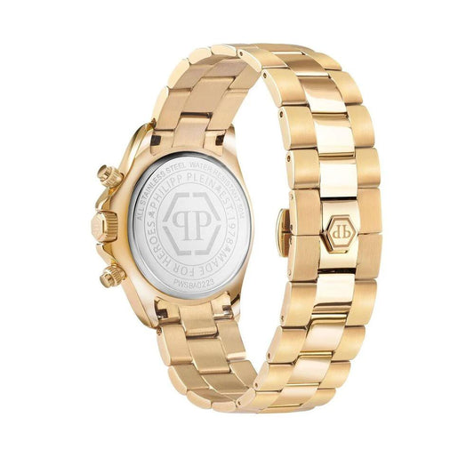 Philipp Plein Goldfarbene Edelstahl-Dresswatch by Philipp Plein