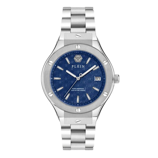 Philipp Plein Graue Edelstahl-Kleideruhr by Philipp Plein