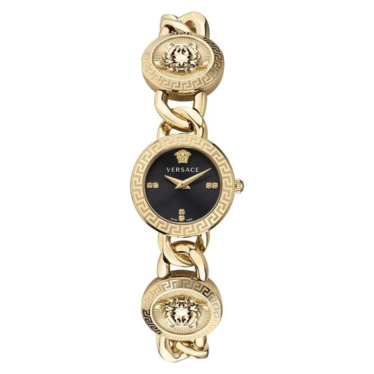Versace Gold Stainless Steel Dress Watch by Versace
