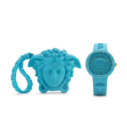 Versace Blaue synthetische Armbanduhr by Versace