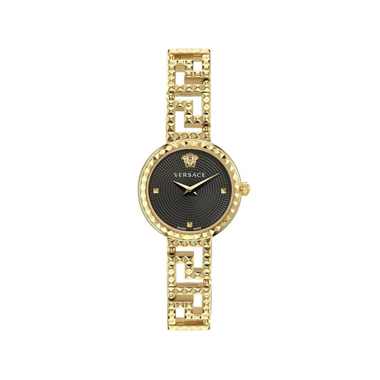 Versace Goldfarbene Edelstahl-Dresswatch by Versace