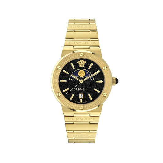 Versace Goldfarbene Edelstahl-Dresswatch by Versace