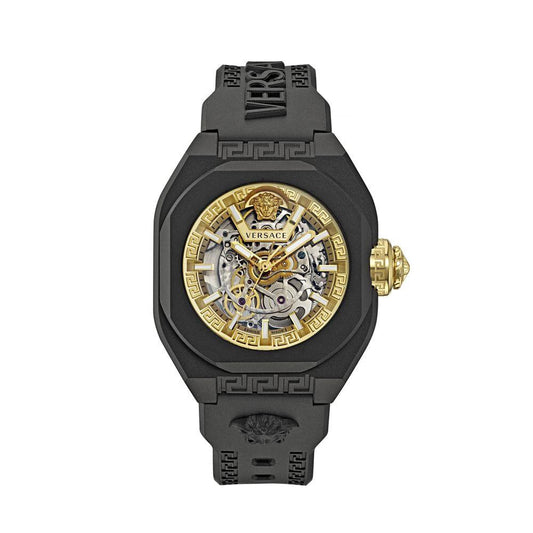 Versace Schwarzes Armbanduhr aus Synthetik by Versace