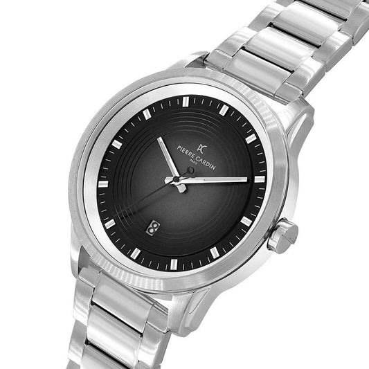 Pierre Cardin Graue Edelstahl-Dresswatch by Pierre Cardin