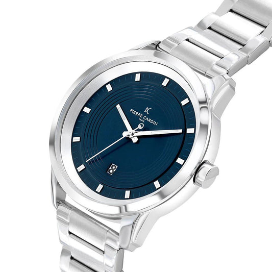 Pierre Cardin Graue Edelstahl-Dresswatch by Pierre Cardin