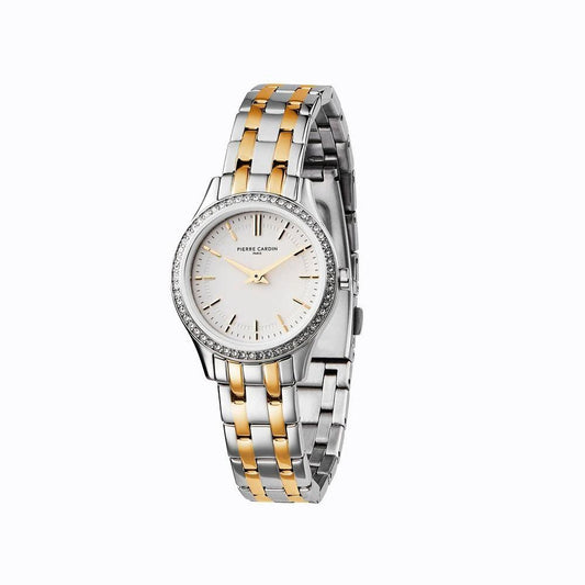 Pierre Cardin Graue Edelstahl-Kleideruhr by Pierre Cardin