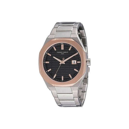 Pierre Cardin Graue Edelstahl-Dresswatch by Pierre Cardin