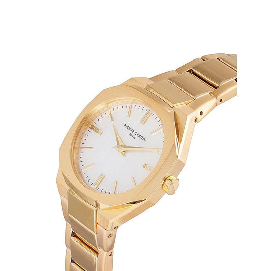 Pierre Cardin Goldfarbene Edelstahl-Kleideruhr by Pierre Cardin