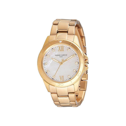 Pierre Cardin Goldfarbene Edelstahl-Dresswatch by Pierre Cardin