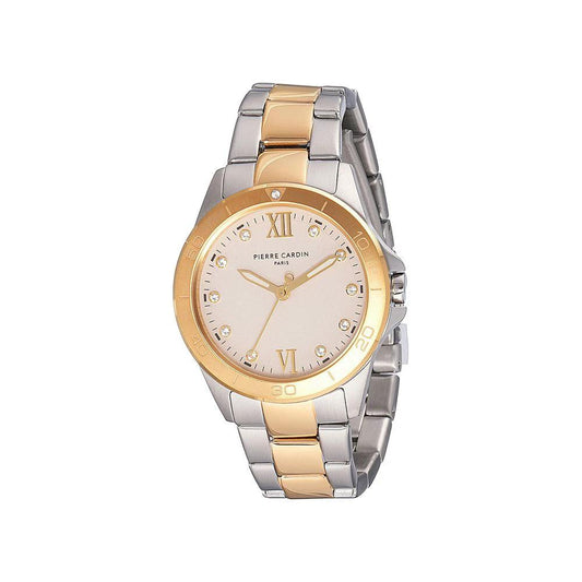 Pierre Cardin Goldfarbene Edelstahl-Dresswatch by Pierre Cardin