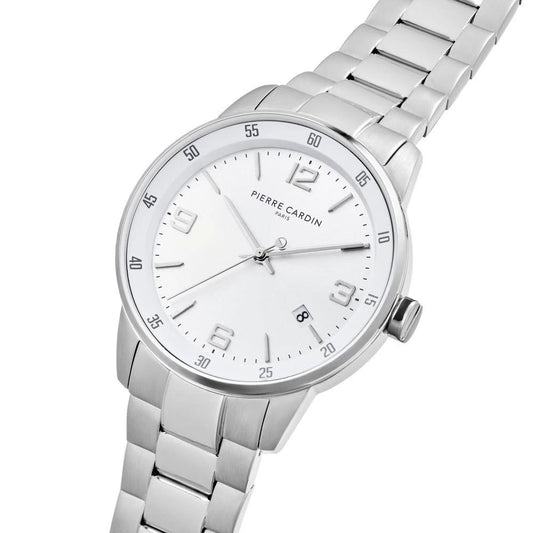 Pierre Cardin Graue Edelstahl-Kleideruhr by Pierre Cardin