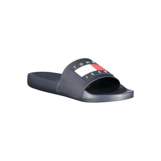 Tommy Hilfiger Blaue Herren-Slipper aus Polyurethan by Tommy Hilfiger