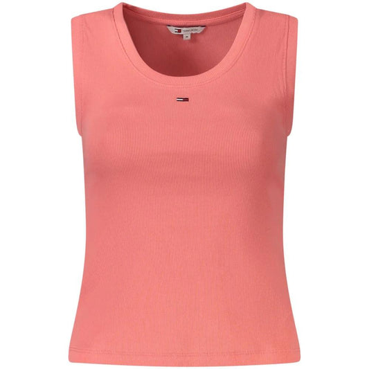 Tommy Hilfiger Damen-Tanktop aus rosafarbenem Baumwoll-Jersey by Tommy Hilfiger