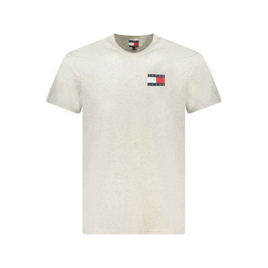 Tommy Hilfiger Grigio Baumwoll-T-Shirt für Herren by Tommy Hilfiger