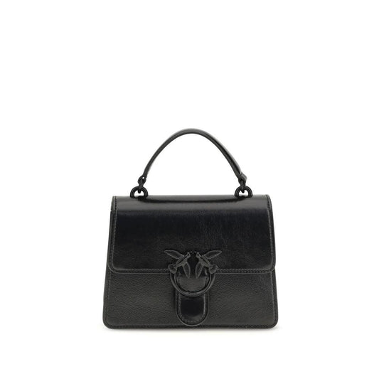 PINKO Schwarze Ziegenleder-Handtasche by PINKO
