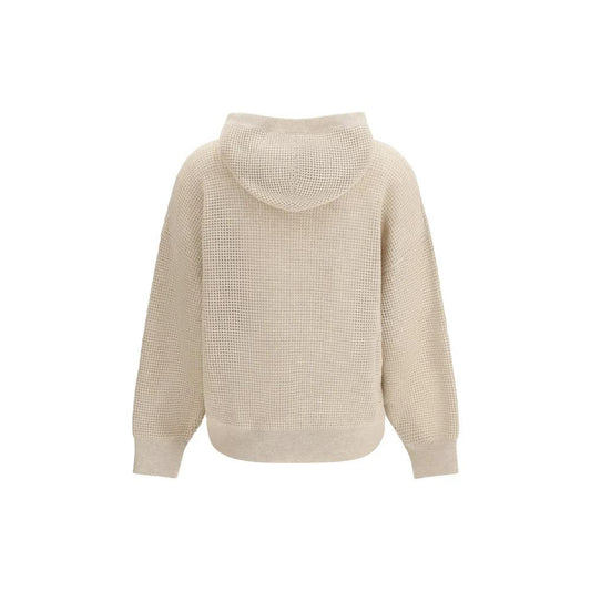 Brunello Cucinelli Beige Kaschmir-Sweatshirt by Brunello Cucinelli