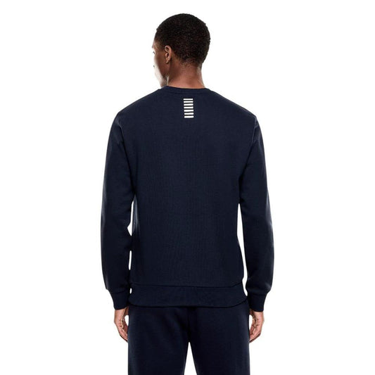 EA7 Emporio Armani Blauer Baumwoll-Sweatshirt by EA7 Emporio Armani
