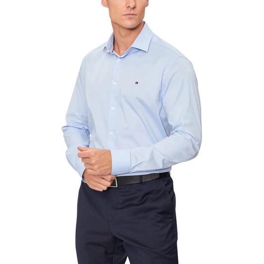 Tommy Hilfiger Blaues Hemd aus Bio-Baumwolle by Tommy Hilfiger