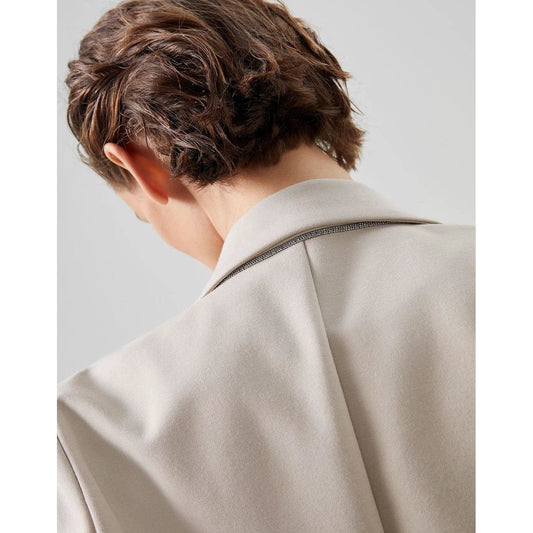 Brunello Cucinelli Zweifarbiger Baumwollblazer by Brunello Cucinelli
