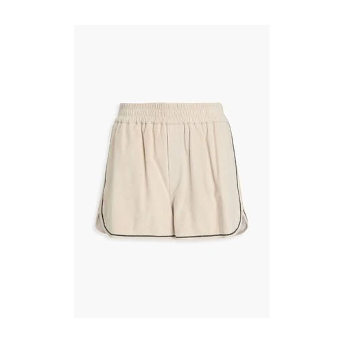 Brunello Cucinelli Weiße Lederhose by Brunello Cucinelli