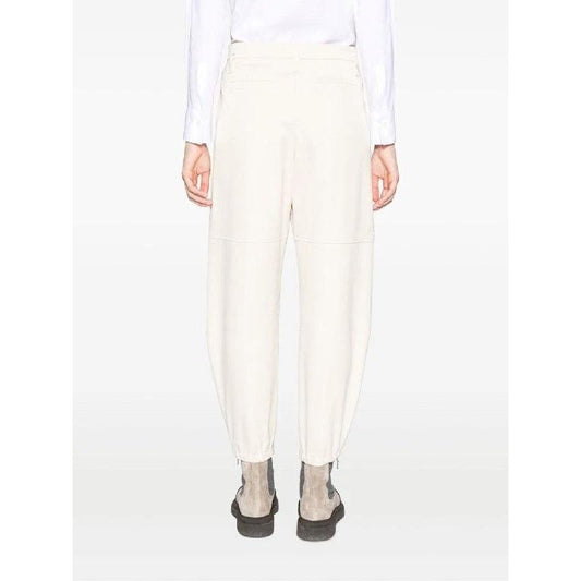 Brunello Cucinelli Beige Baumwollhose für die Freizeit by Brunello Cucinelli