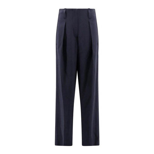 Brunello Cucinelli Cucinelli Blaue Woll-Freizeithose by Brunello Cucinelli Cucinelli