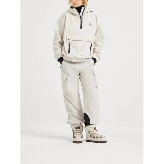 Brunello Cucinelli Beige Polyamid Jogginghose (Trainingshose) by Brunello Cucinelli
