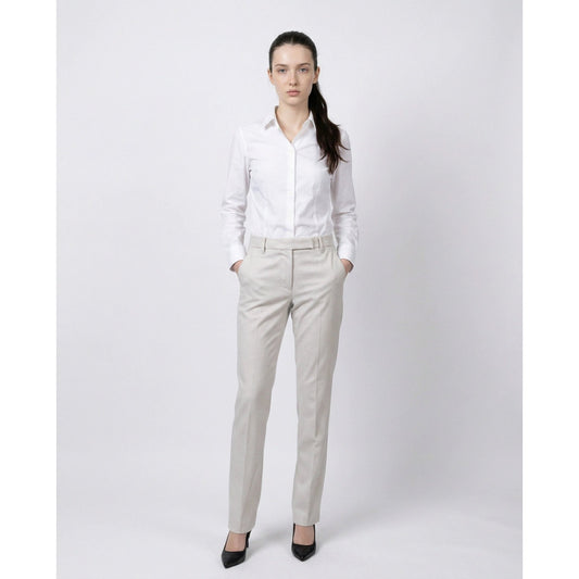 Brunello Cucinelli Cucinelli Weiße Baumwoll-Freizeithose by Brunello Cucinelli Cucinelli