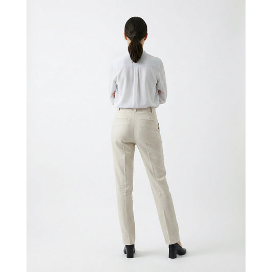 Brunello Cucinelli Weiße Baumwoll-Freizeithose by Brunello Cucinelli