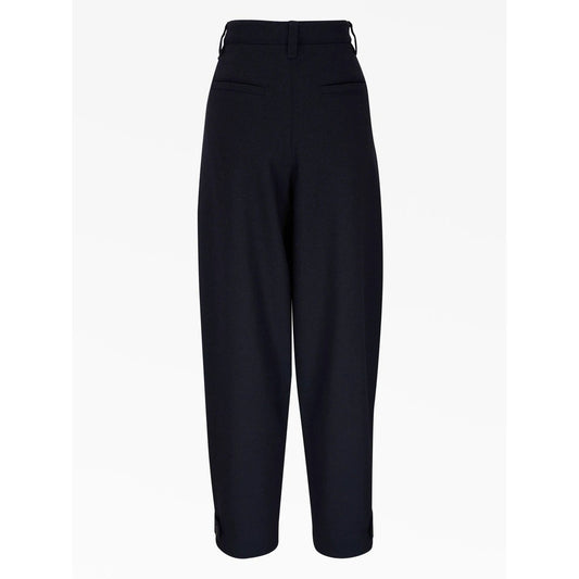 Brunello Cucinelli Blaue Woll-Freizeithose by Brunello Cucinelli