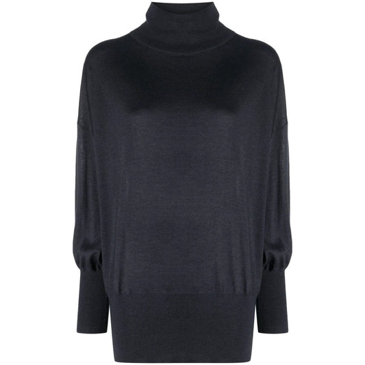 Brunello Cucinelli Cucinelli Blauer Kaschmir-Rollkragenpullover by Brunello Cucinelli Cucinelli