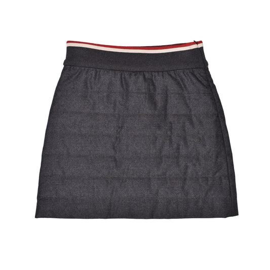 Brunello Cucinelli Cucinelli Grauer Wollrock by Brunello Cucinelli Cucinelli
