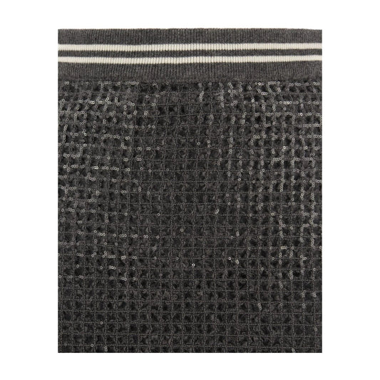 Brunello Cucinelli Cucinelli Grauer Maxirock aus Acetat by Brunello Cucinelli Cucinelli