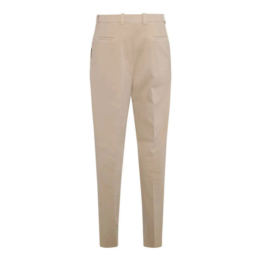 Brunello Cucinelli Braune Baumwoll-Freizeithose by Brunello Cucinelli