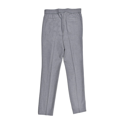 Brunello Cucinelli Graue Woll-Freizeithose by Brunello Cucinelli