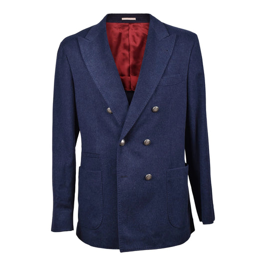Brunello Cucinelli Cucinelli Blauer Wollblazer by Brunello Cucinelli Cucinelli