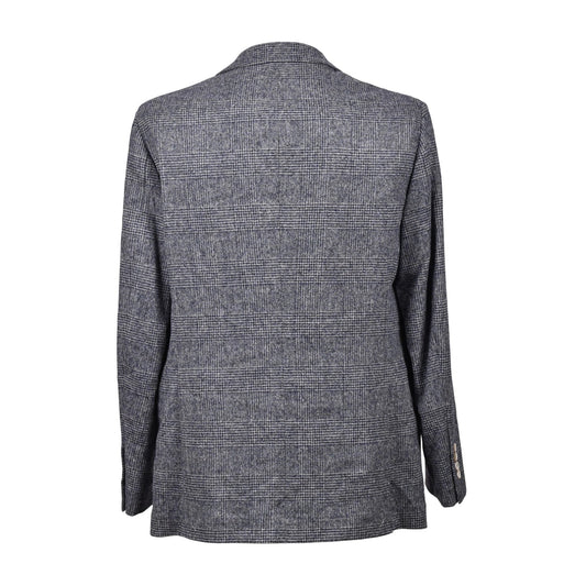 Brunello Cucinelli Blauer Lederblazer by Brunello Cucinelli