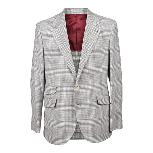 Brunello Cucinelli Cucinelli Perlmuttfarbener Wollblazer by Brunello Cucinelli Cucinelli