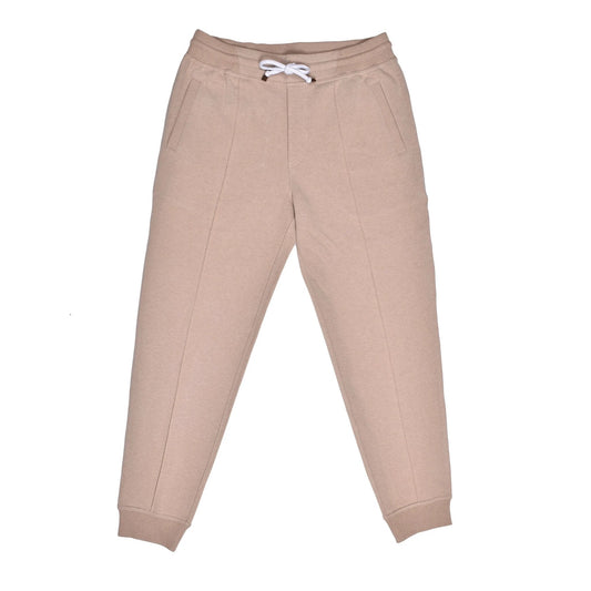 Brunello Cucinelli Cucinelli Beige Fibres Joggers (Sporthose) by Brunello Cucinelli Cucinelli