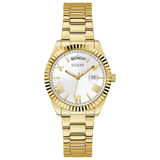Guess Goldfarbene Edelstahl-Dresswatch by Guess
