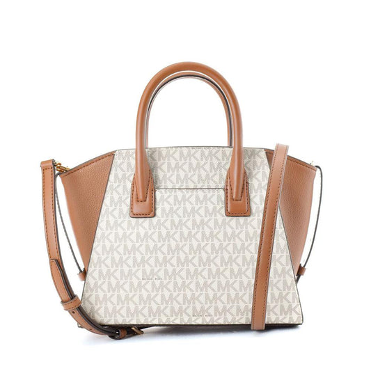 Michael Kors Beige Canvas Handbag by Michael Kors