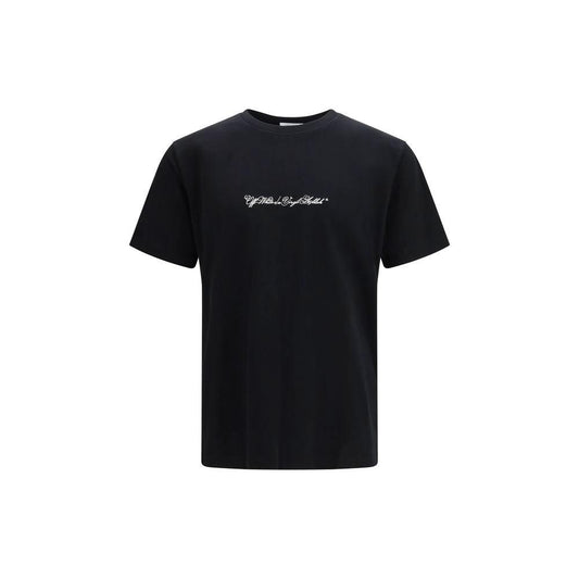 Off-White Schwarzes Baumwoll-T-Shirt by Off-White