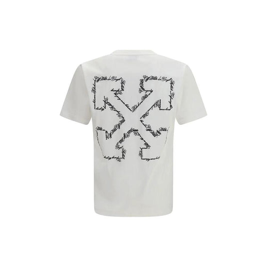 Off-White Weißes Baumwoll-T-Shirt by Off-White