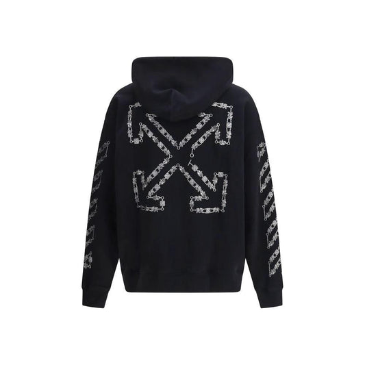 Off-White Schwarzer Baumwoll-Sweatshirt by Off-White
